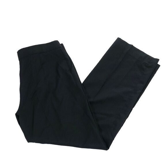 stella mccartney Straight Leg Wool trouser 46 Pants Black Creased Career US 14 - Picture 13 of 13